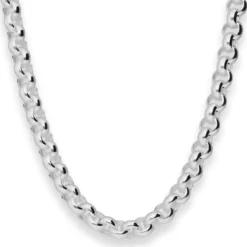 9,4mm Erbskette Silberkette Collier Halskette aus 925 Silber 50cm
