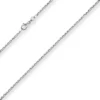 2mm Erbskette Silberkette Collier Halskette aus 925 Silber rhodiniert 70cm