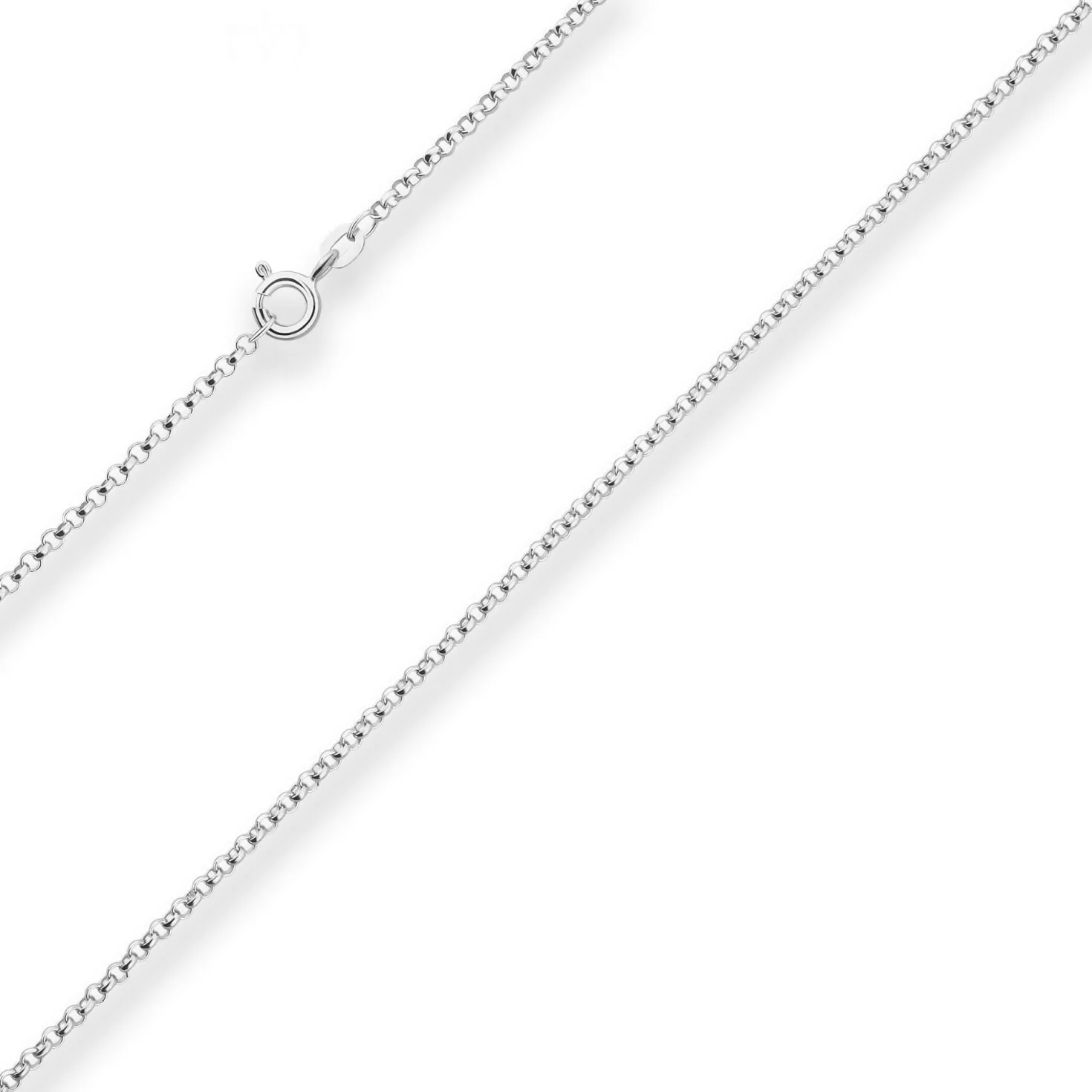2mm Erbskette Silberkette Collier Halskette aus 925 Silber 65cm