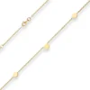 1,7mm Fantasiekette Armband aus 585 Gold Gelbgold 19cm mit Zwischenöse