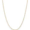 1,5mm Fantasiekette Goldkette Collier Halskette aus 333 Gold Gelbgold 45cm