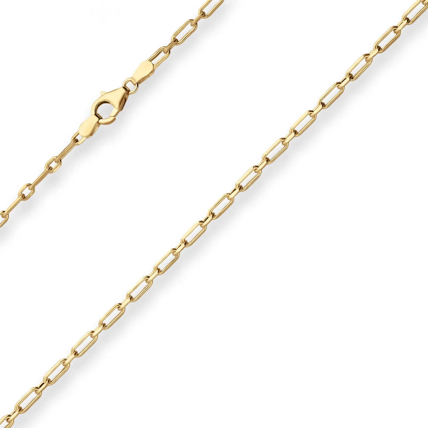 2,7mm Fantasiekette Goldkette Collier Halskette aus 585 Gold Gelbgold 42cm