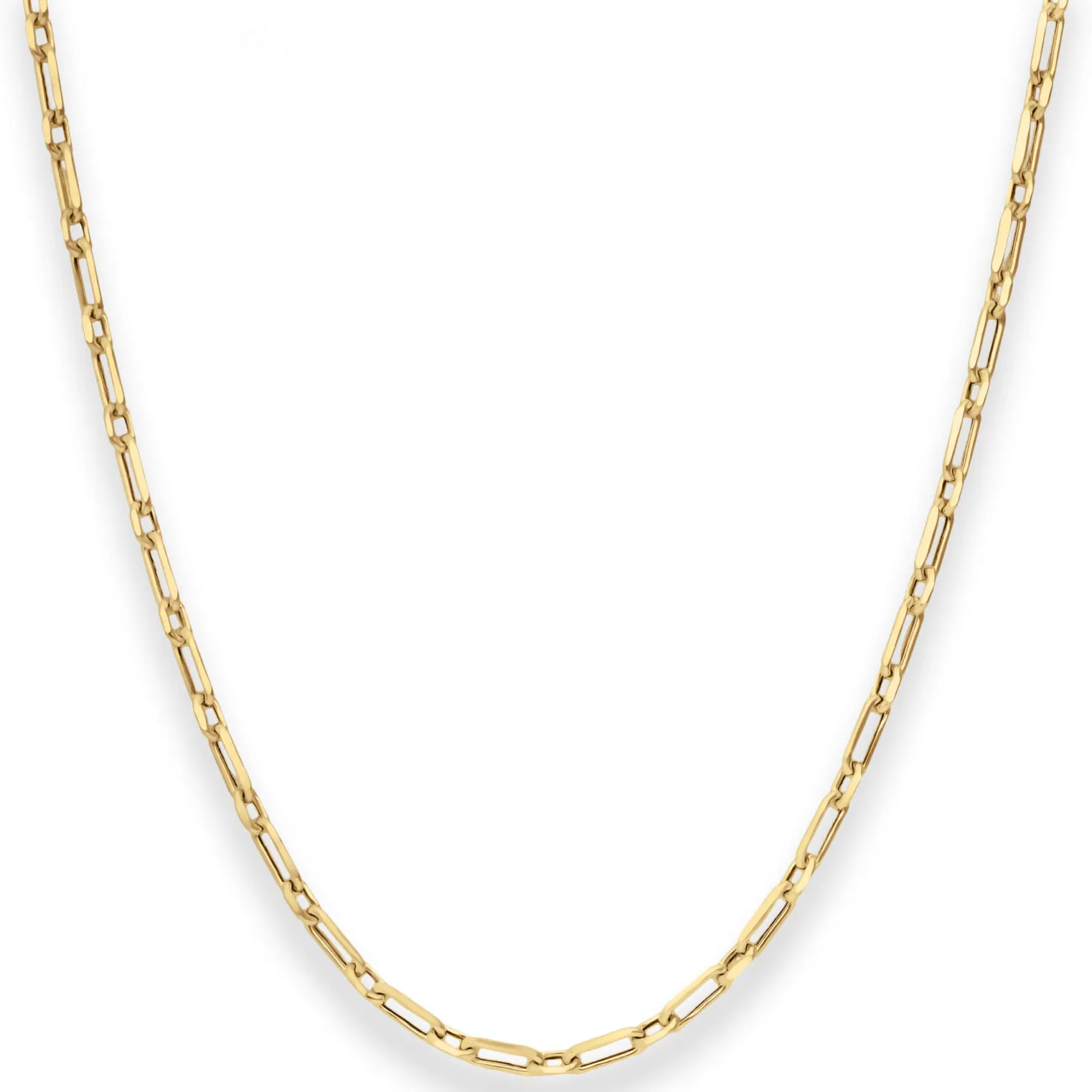 2,7mm Fantasiekette Goldkette Collier Halskette aus 585 Gold Gelbgold 42cm