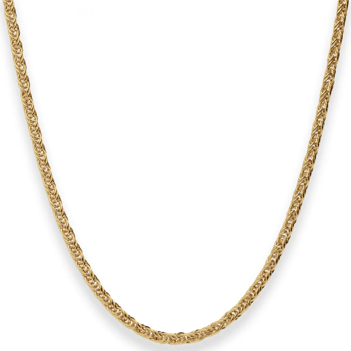 3mm Fantasiekette Goldkette Collier Halskette aus 375 Gold Gelbgold 50cm