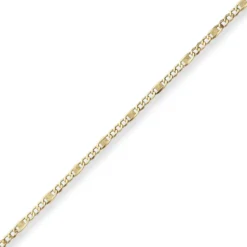 3,8mm Fantasiekette Goldkette Collier Halskette aus 333 Gold Gelbgold 50cm