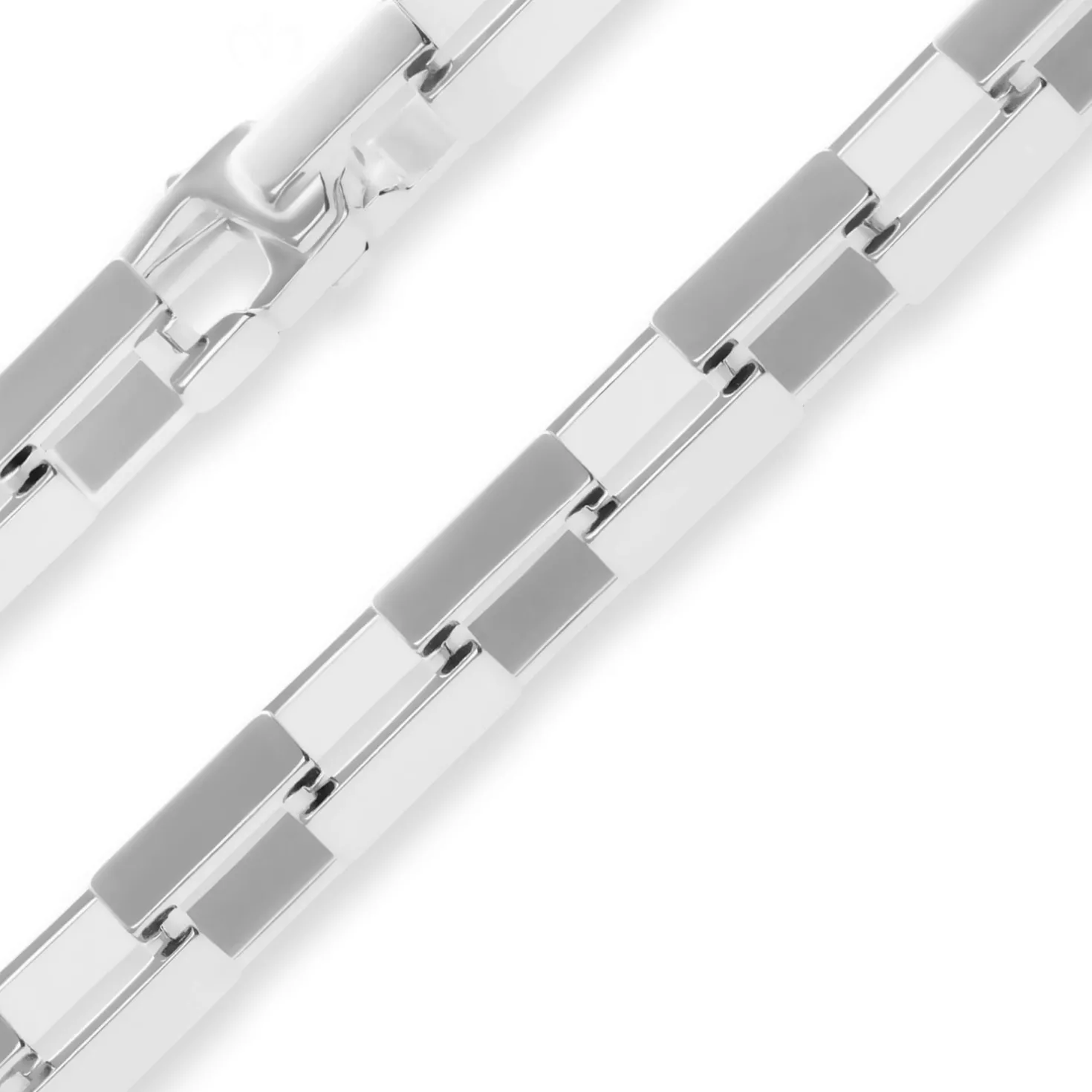 6,3mm Fantasiekette Silberkette Collier Halskette aus 925 Silber 46cm