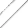 3,2mm Fantasiekette Silberkette Collier Halskette aus 925 Silber rhodiniert 42cm