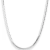 3,5mm Fantasiekette Silberkette Collier Halskette aus 925 Silber 45cm