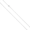 1,1mm feine Rundanker-Kette Halskette Collier aus 925 Silber rhodiniert 45cm