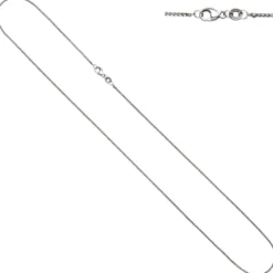 1,2mm feine Venezianerkette Halskette Collier aus 950 Platin 45cm Platinkette