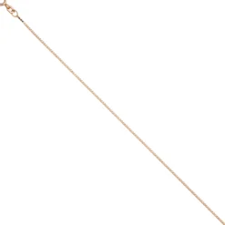 0,8mm feine Venezianerkette Kette Collier aus 925 Silber rotgold vergoldet 45cm