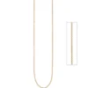 0,8mm feine Venezianerkette Kette Collier aus 925 Silber rotgold vergoldet 50cm