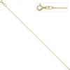 0,9mm feine Venezianerkette Kette Collier Halskette 925 Silber vergoldet 42cm