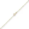 1,1mm Figarokette diamantiert Collier Halskette aus 585 Gold Gelbgold 36cm
