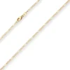 1,9mm Figarokette diamantiert Kette Collier Halskette aus 375 Gold Gelbgold 50cm