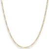 1,9mm Figarokette diamantiert Kette Collier Halskette aus 585 Gold Gelbgold 50cm
