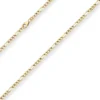 3,4mm Figarokette Goldkette Collier Halskette aus 375 Gold Gelbgold 55cm