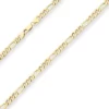 5,7mm Figarokette Goldkette Collier Halskette aus 750 Gold Gelbgold 50cm