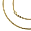 2,4mm Flachpanzer Armband aus 14Kt 585 Gold Gelbgold diamantiert 18,5cm