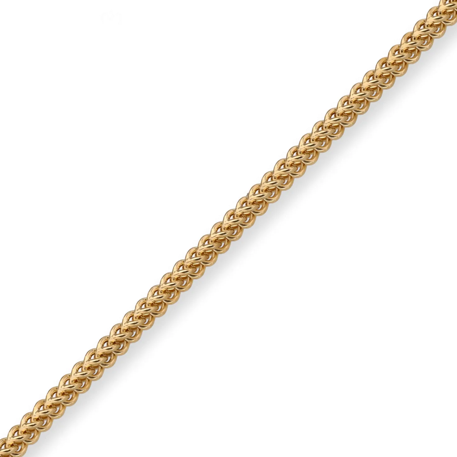 4,5mm Franco Kette Halskette Collier aus 750 Gold Gelbgold massiv 55cm