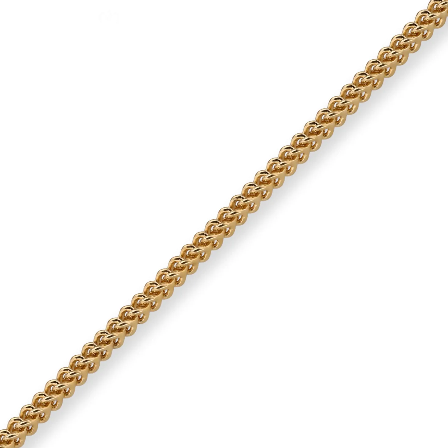 4,5mm Franco Kette Halskette Collier aus 750 Gold Gelbgold massiv 55cm