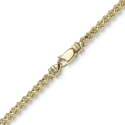 3,5mm Franco Kette Halskette Collier aus 750 Gold Gelbgold massiv 55cm
