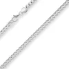 5,1mm Fuchsschwanzkette Silberkette Collier Halskette aus 925 Silber 45cm