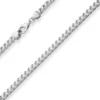 5,1mm Fuchsschwanzkette Silberkette Collier Halskette aus 925 Silber matt 45cm