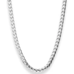 5,1mm Fuchsschwanzkette Silberkette Collier Halskette aus 925 Silber 55cm