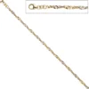 2,9mm Fußkettchen Fußkette Singapurkette 925 Silber vergoldet 23-25cm