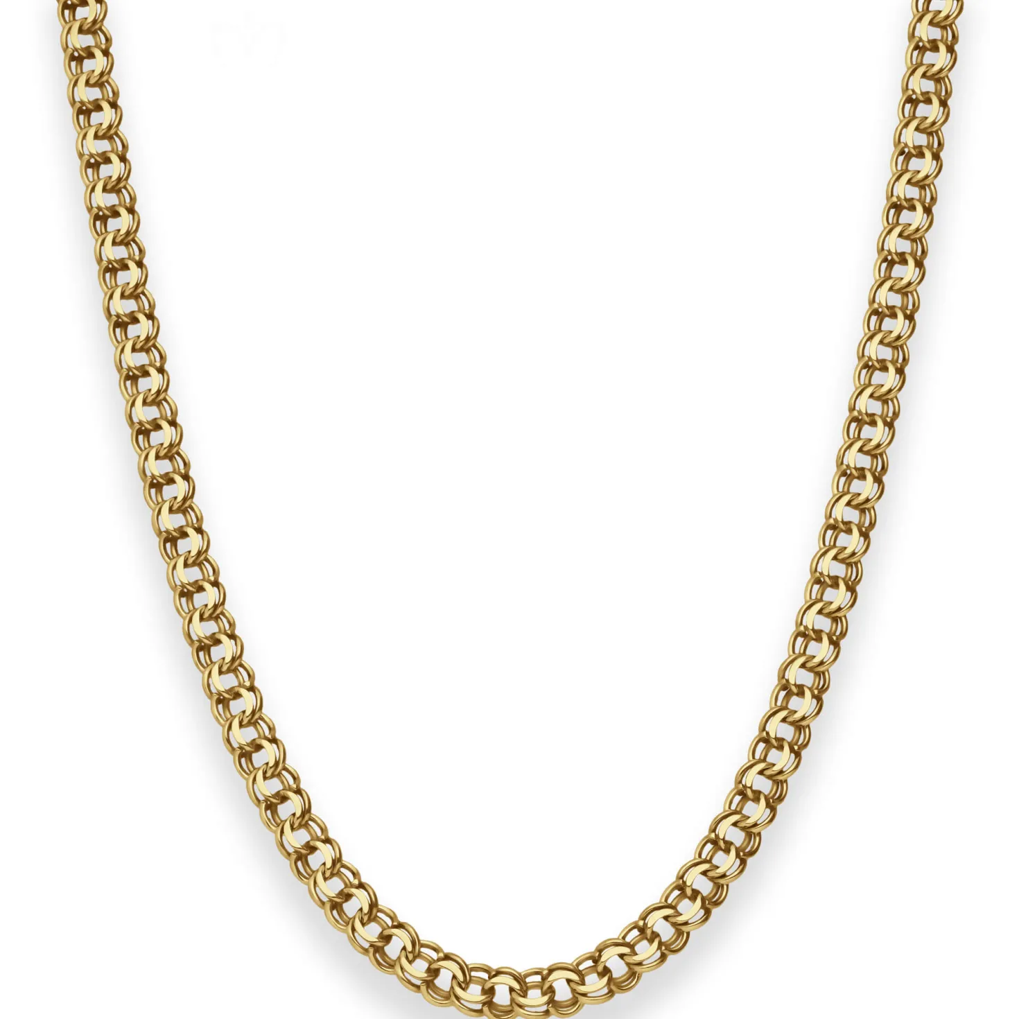 5,2mm Garibaldikette Goldkette Collier Halskette aus 333 Gold Gelbgold 50cm