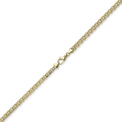 5,5mm Garibaldi Kette Halskette aus 585 Gold Gelbgold massiv 50cm