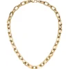 10,2mm Halskette Erbs-Anker flach Kette Edelstahl gold-farben beschichtet 48cm