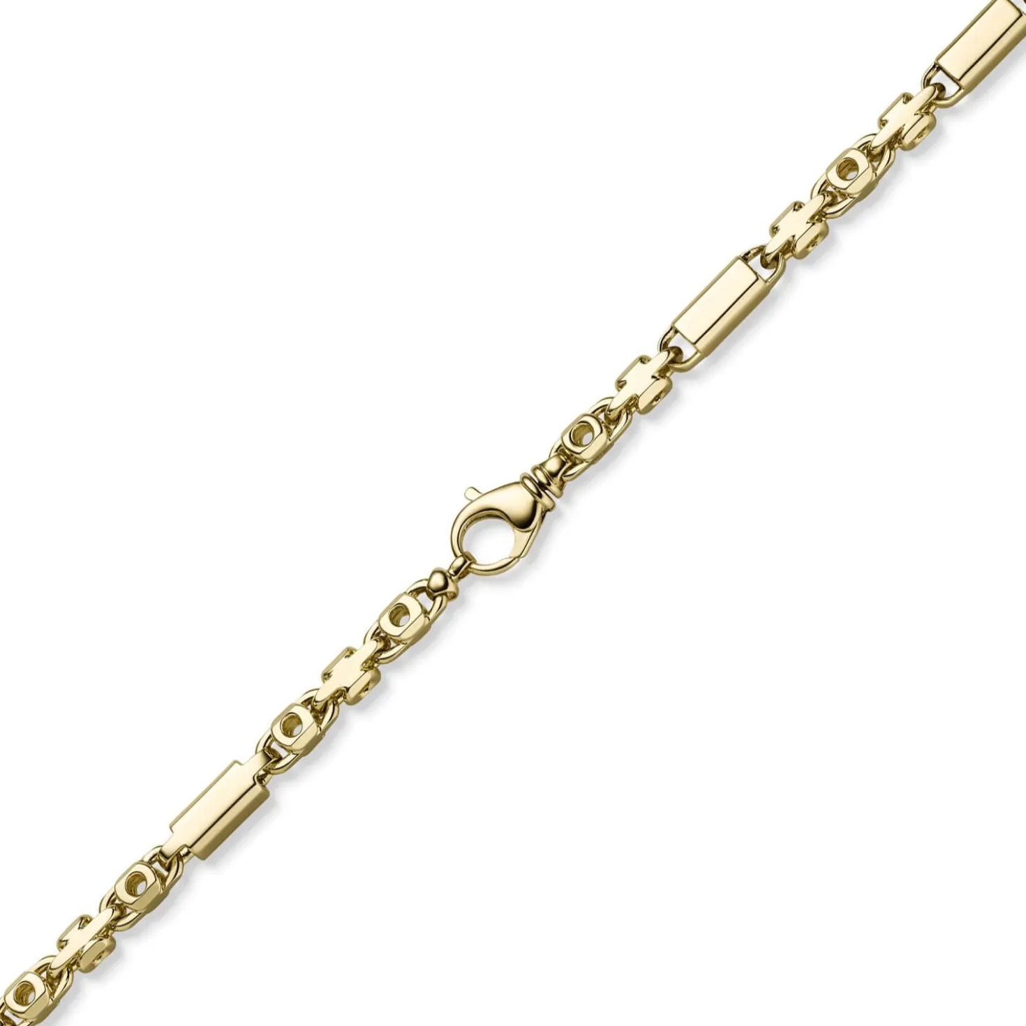 6,5mm Halskette Monte Carlo Kette aus 585 Gold Gelbgold massiv 65cm