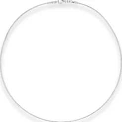 1,2mm Halsreif Halskette aus 925 Silber 45cm