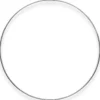 1,5mm Halsreif Halskette aus 925 Silber rhodiniert 45cm