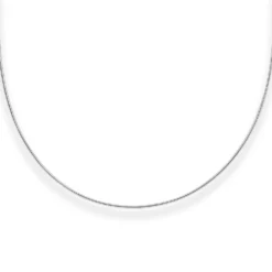 1,2mm Halsreif Halskette aus 925 Silber 50cm