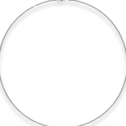 1,5mm Halsreif Omegareif Halskette aus 925 Silber rhodiniert 42cm