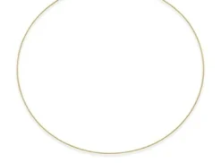 1mm Halsreif Omegareif Omegakette 750 Gold Gelbgold Goldkette 50cm abschraubbar