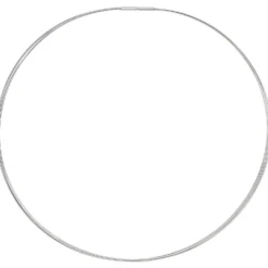1,3mm Halsreif 5-reihige Halskette aus Edelstahl Edelstahlkette Halsschmuck 42cm
