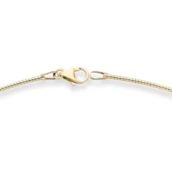 1,2mm Halsreif Tondakette Collier Omegareif aus 333 Gold Gelbgold 50cm