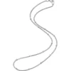 1,5mm Himbeer Collier Halskette mit Rollos Halsschmuck aus 750 Weißgold 42cm