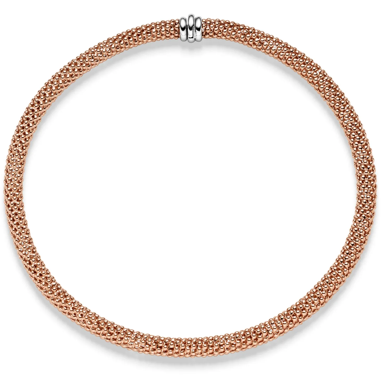 8,5mm Himbeer Kette Collier Halsschmuck aus 585 Gold Rotgold 45cm