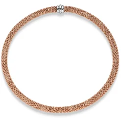 8,5mm Himbeer Kette Collier Halsschmuck aus 585 Gold Rotgold 50cm