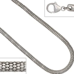 3,6mm Himbeer-Kette Halskette Collier 925 Silber glänzend Silberkette 42cm