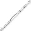 9,3mm Id-Armband Figarokette Silberarmband Armschmuck aus 925 Silber 21cm