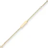 2,1mm Id-Armband Panzerkette Goldarmband Armschmuck aus 375 Gold Gelbgold 16cm