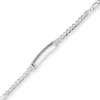 6,7mm Id-Armband Panzerkette Silberarmband Armschmuck aus 925 Silber 21cm