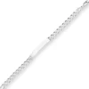 6,5mm Id-Armband Panzerkette Silberarmband Armschmuck aus 925 Silber 21cm