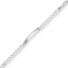 5,5mm Id-Armband Panzerkette Silberarmband Armschmuck aus 925 Silber 18cm